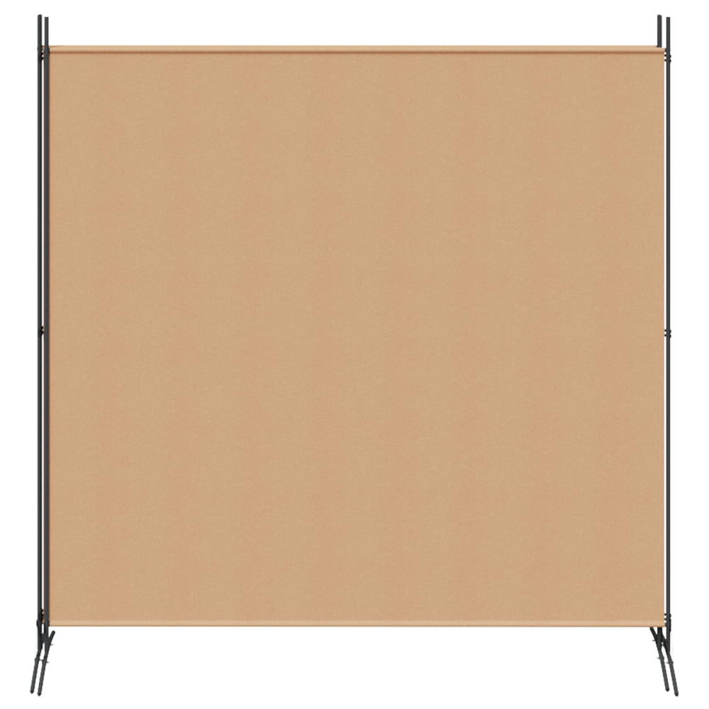 Produktbild för 4-panelig rumsavskiljare Beige 525 x 180 cm Tyg