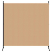 Produktbild för 4-panelig rumsavskiljare Beige 525 x 180 cm Tyg