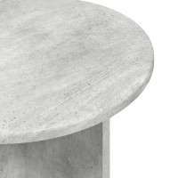 Produktbild för Sidobordsset med lagring 2 pcs Betonggrå Konstruerat trä