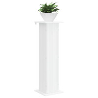 Produktbild för Växtställ Vit 30,5 x 30 x 100,5 cm Konstruerat trä