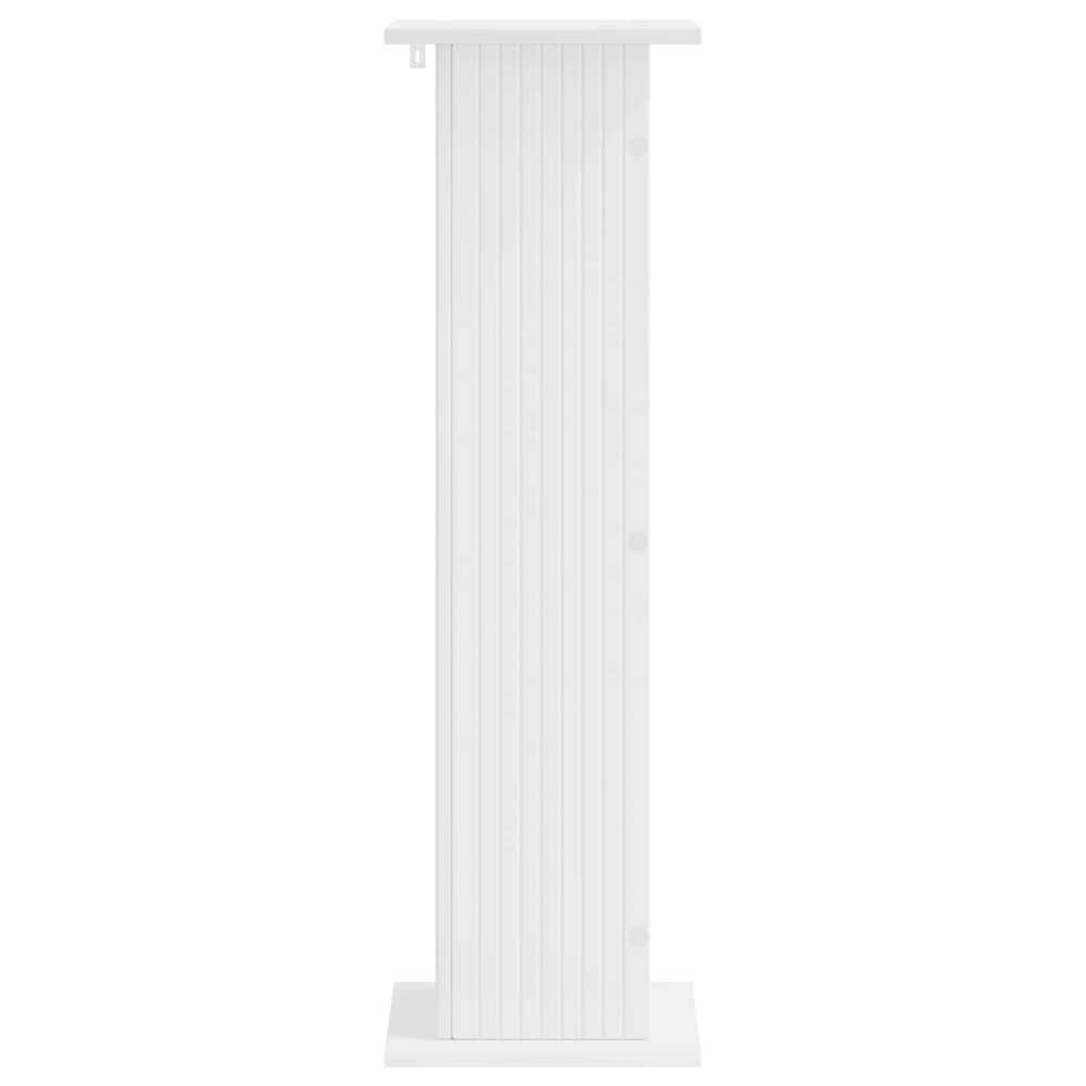 Produktbild för Växtställ Vit 30,5 x 30 x 100,5 cm Konstruerat trä