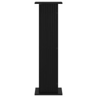 Produktbild för Växtställ Svart 30,5 x 30 x 100,5 cm Konstruerat trä