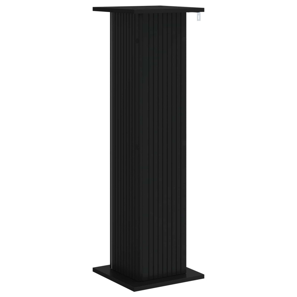 Produktbild för Växtställ Svart 30,5 x 30 x 100,5 cm Konstruerat trä