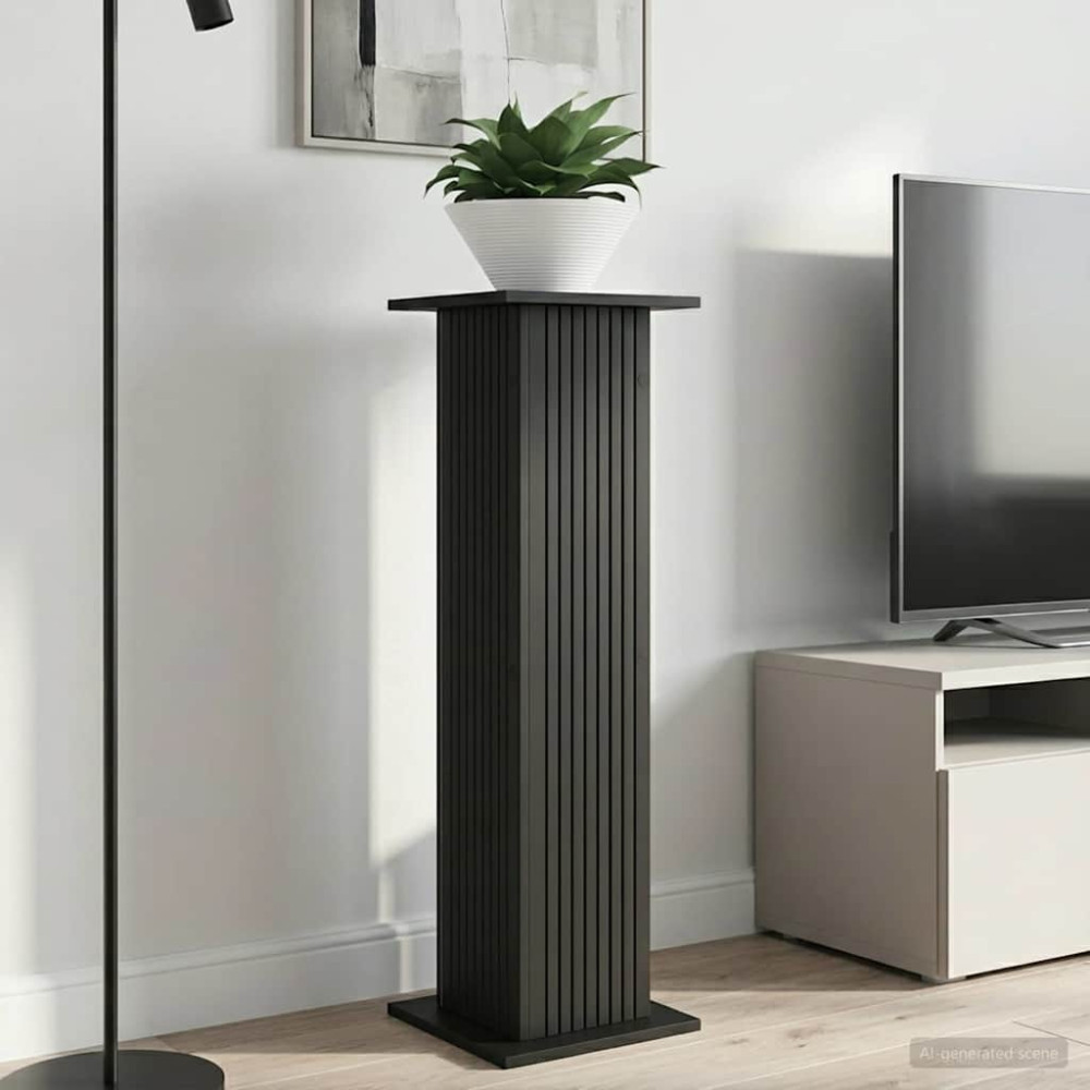 Produktbild för Växtställ 2 pcs Svart 30,5 x 30 x 100,5 cm Konstruerat trä
