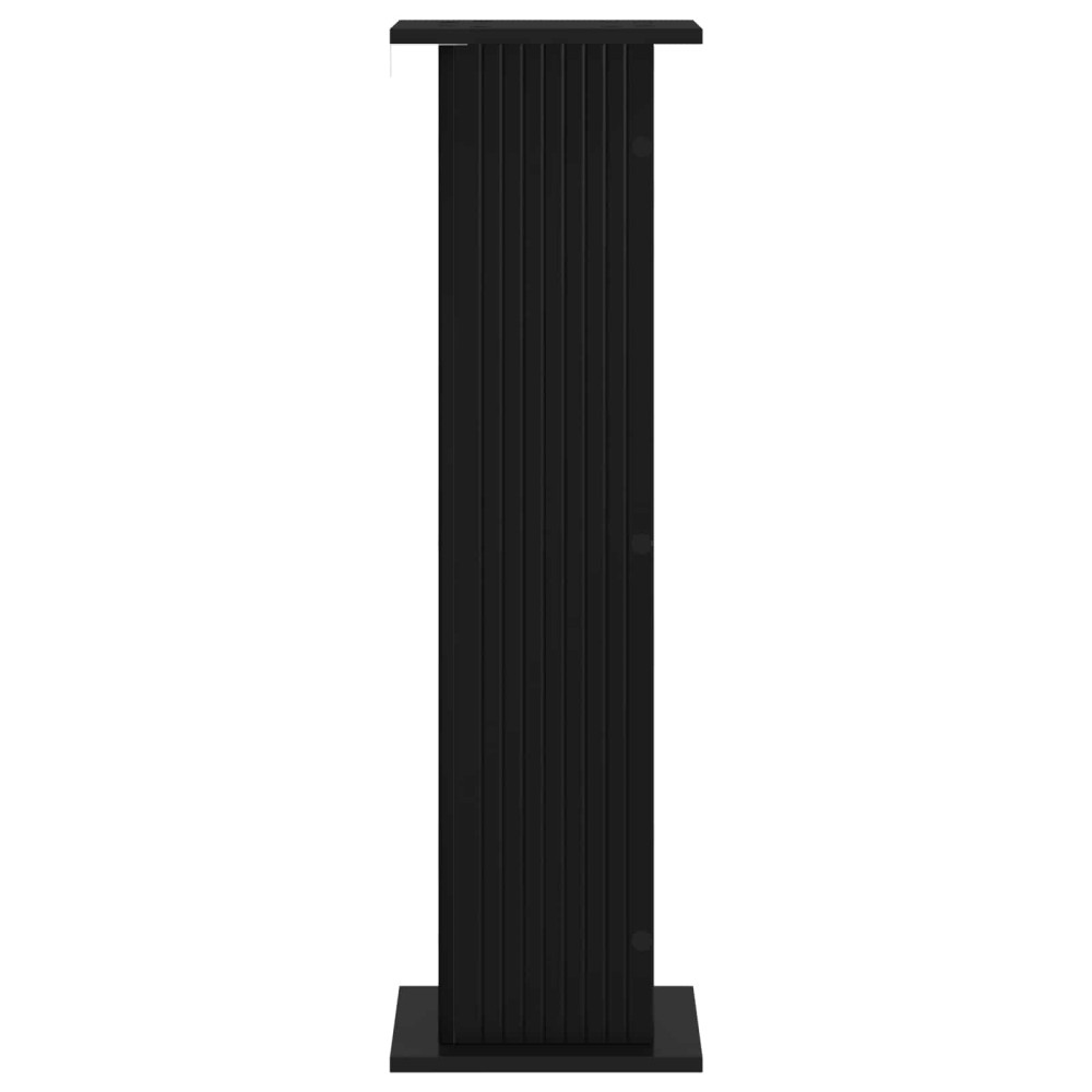Produktbild för Växtställ 2 pcs Svart 30,5 x 30 x 100,5 cm Konstruerat trä