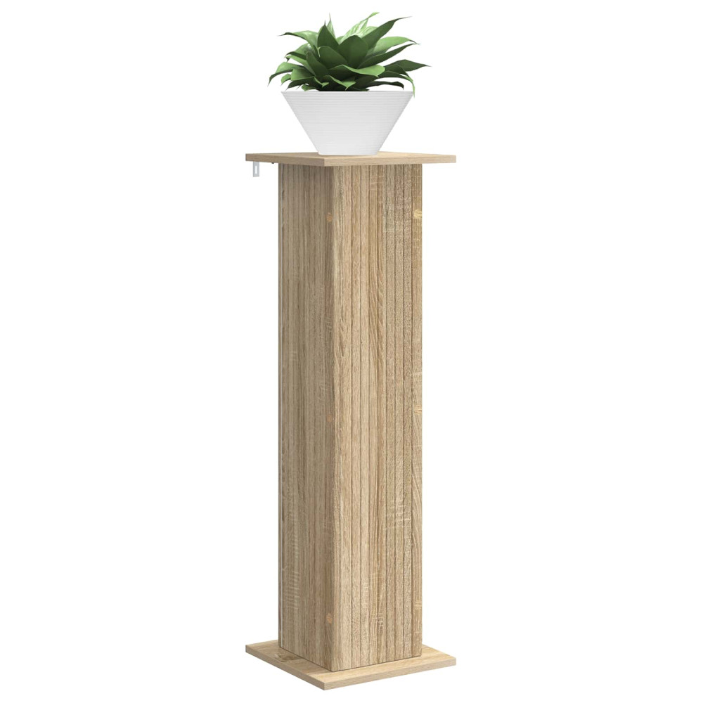 Produktbild för Växtställ Sonoma-ek 30,5 x 30 x 100,5 cm Konstruerat trä