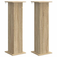 Produktbild för Växtställ 2 pcs Sonoma-ek 30,5 x 30 x 100,5 cm Konstruerat trä