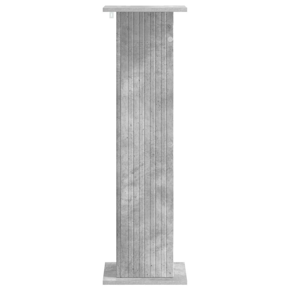 Produktbild för Växtställ Betonggrå 30,5 x 30 x 100,5 cm Konstruerat trä
