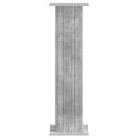 Produktbild för Växtställ Betonggrå 30,5 x 30 x 100,5 cm Konstruerat trä