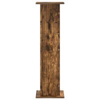 Produktbild för Växtställ Rökt ek 30,5 x 30 x 100,5 cm Konstruerat trä