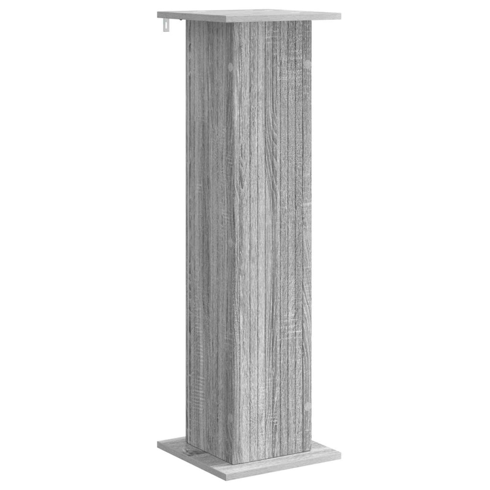 Produktbild för Växtställ Grå sonoma-ek 30,5 x 30 x 100,5 cm Konstruerat trä