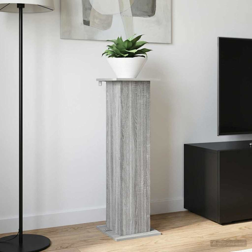 Produktbild för Växtställ 2 pcs Grå sonoma-ek 30,5 x 30 x 100,5 cm