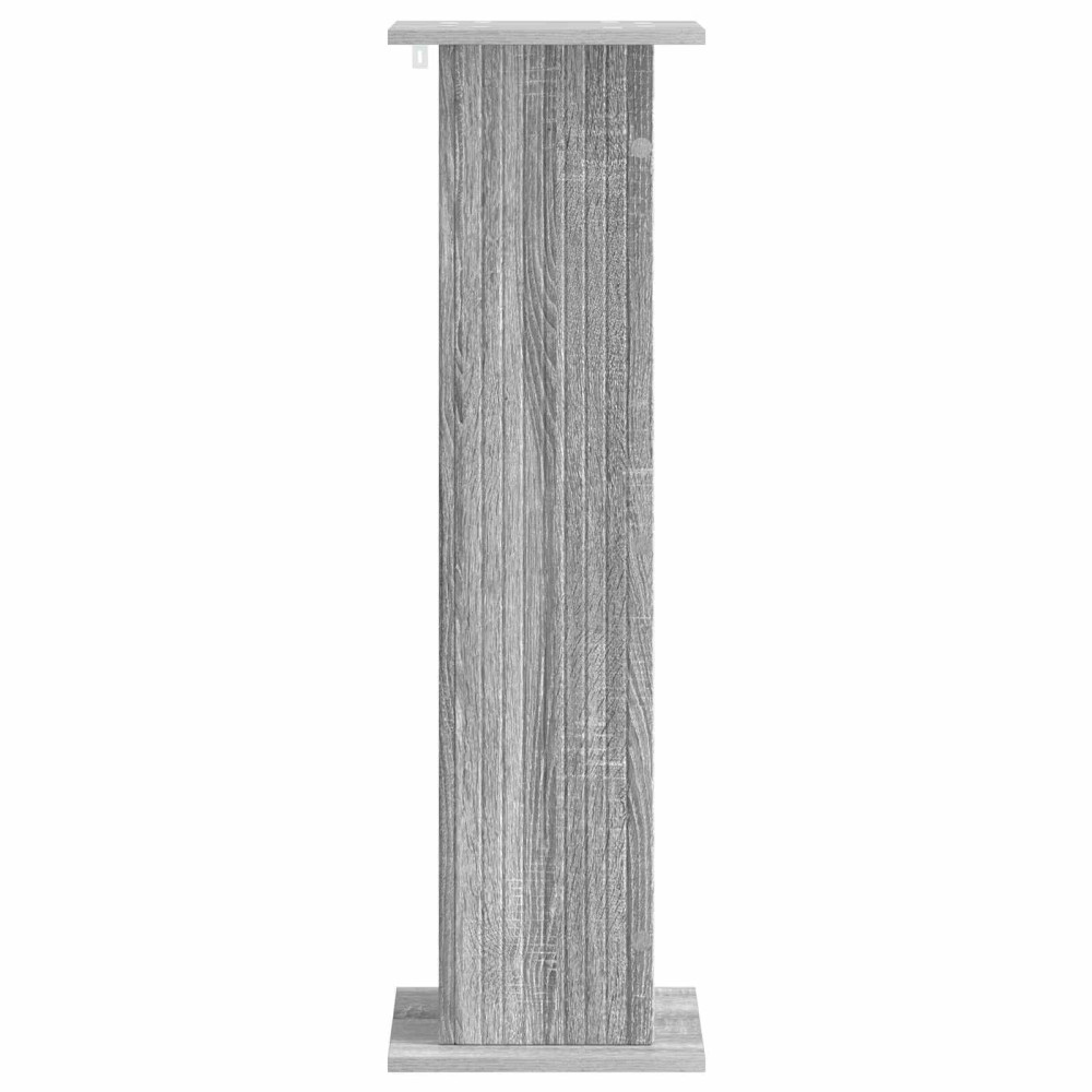 Produktbild för Växtställ 2 pcs Grå sonoma-ek 30,5 x 30 x 100,5 cm