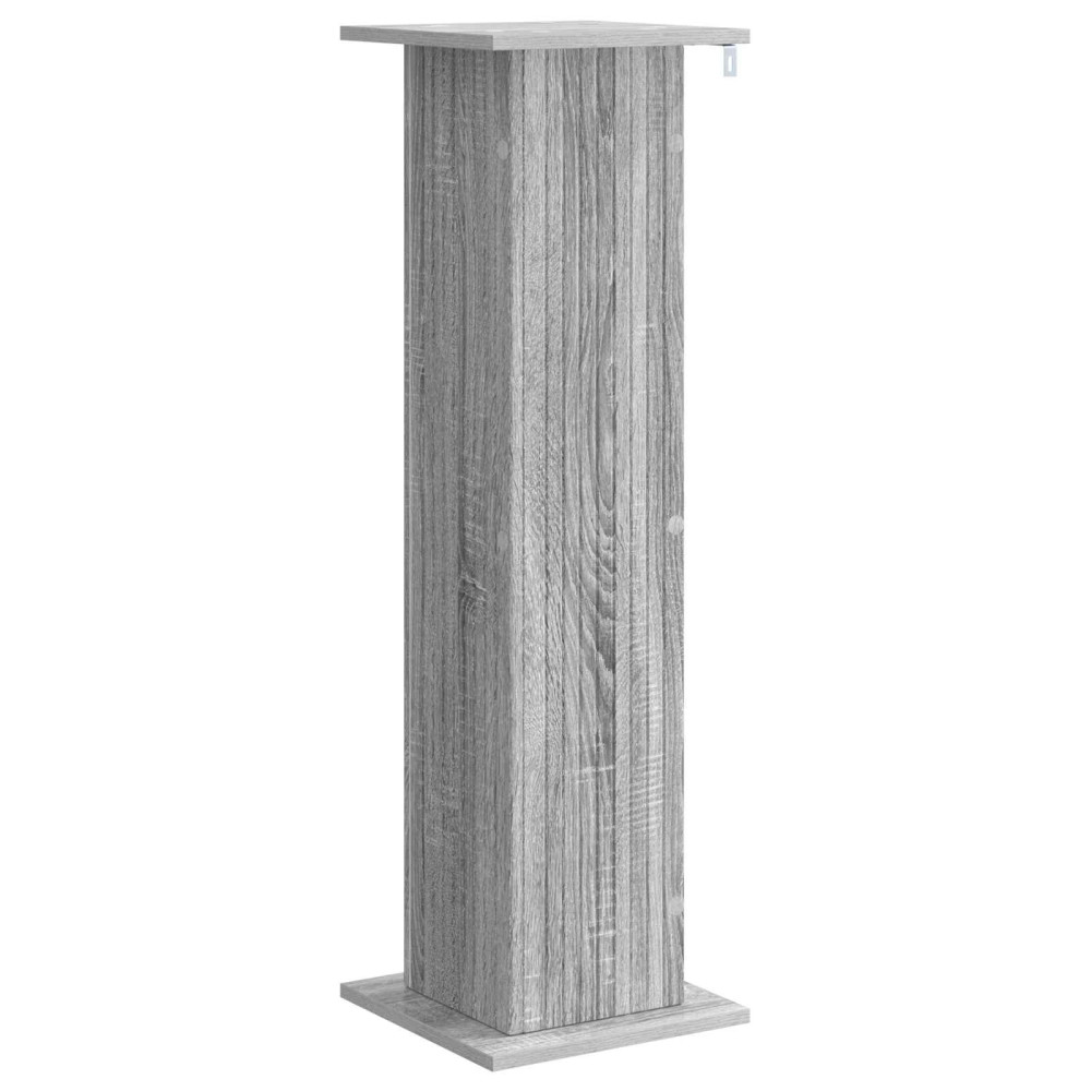Produktbild för Växtställ 2 pcs Grå sonoma-ek 30,5 x 30 x 100,5 cm