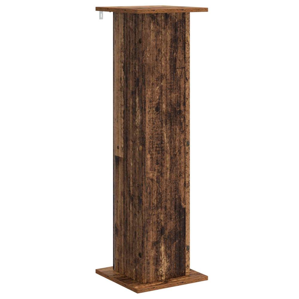 Produktbild för Växtställ 2 pcs Gammalt trä 30,5 x 30 x 100,5 cm