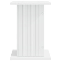 Produktbild för Växtställ Vit 30,5 x 30 x 43 cm Konstruerat trä