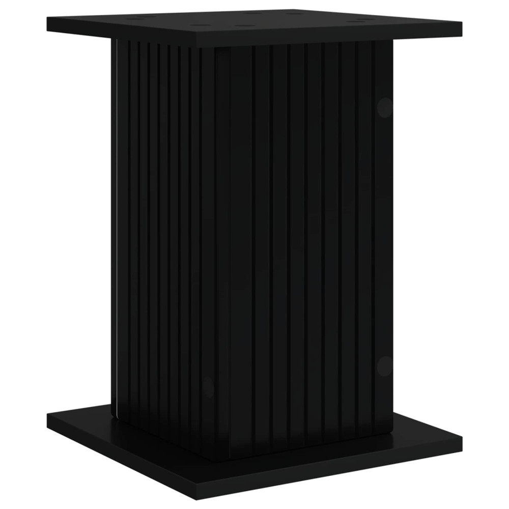 Produktbild för Växtställ 2 pcs Svart 30,5 x 30 x 43 cm Konstruerat trä