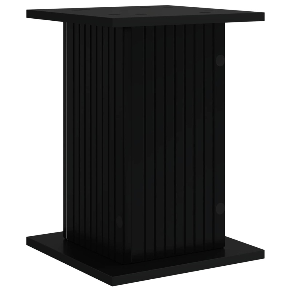 Produktbild för Växtställ 2 pcs Svart 30,5 x 30 x 43 cm Konstruerat trä