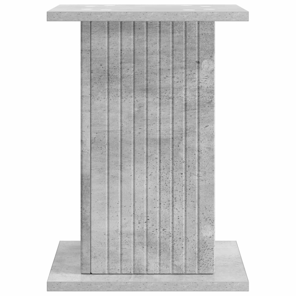 Produktbild för Växtställ 2 pcs Betonggrå 30,5 x 30 x 43 cm Konstruerat trä