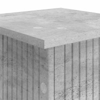 Produktbild för Växtställ 2 pcs Betonggrå 30,5 x 30 x 43 cm Konstruerat trä