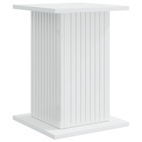 Produktbild för Växtställ Vit högglans 30,5 x 30 x 43 cm Konstruerat trä