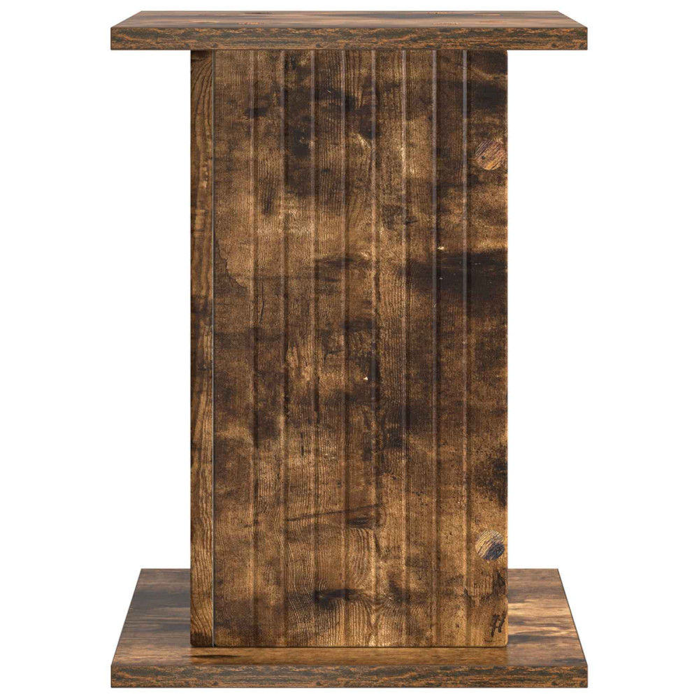 Produktbild för Växtställ 2 pcs Rökt ek 30,5 x 30 x 43 cm Konstruerat trä