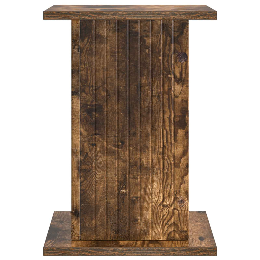 Produktbild för Växtställ 2 pcs Rökt ek 30,5 x 30 x 43 cm Konstruerat trä