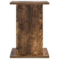 Produktbild för Växtställ 2 pcs Rökt ek 30,5 x 30 x 43 cm Konstruerat trä