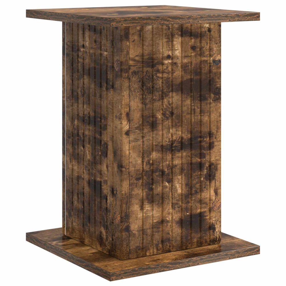 Produktbild för Växtställ 2 pcs Rökt ek 30,5 x 30 x 43 cm Konstruerat trä