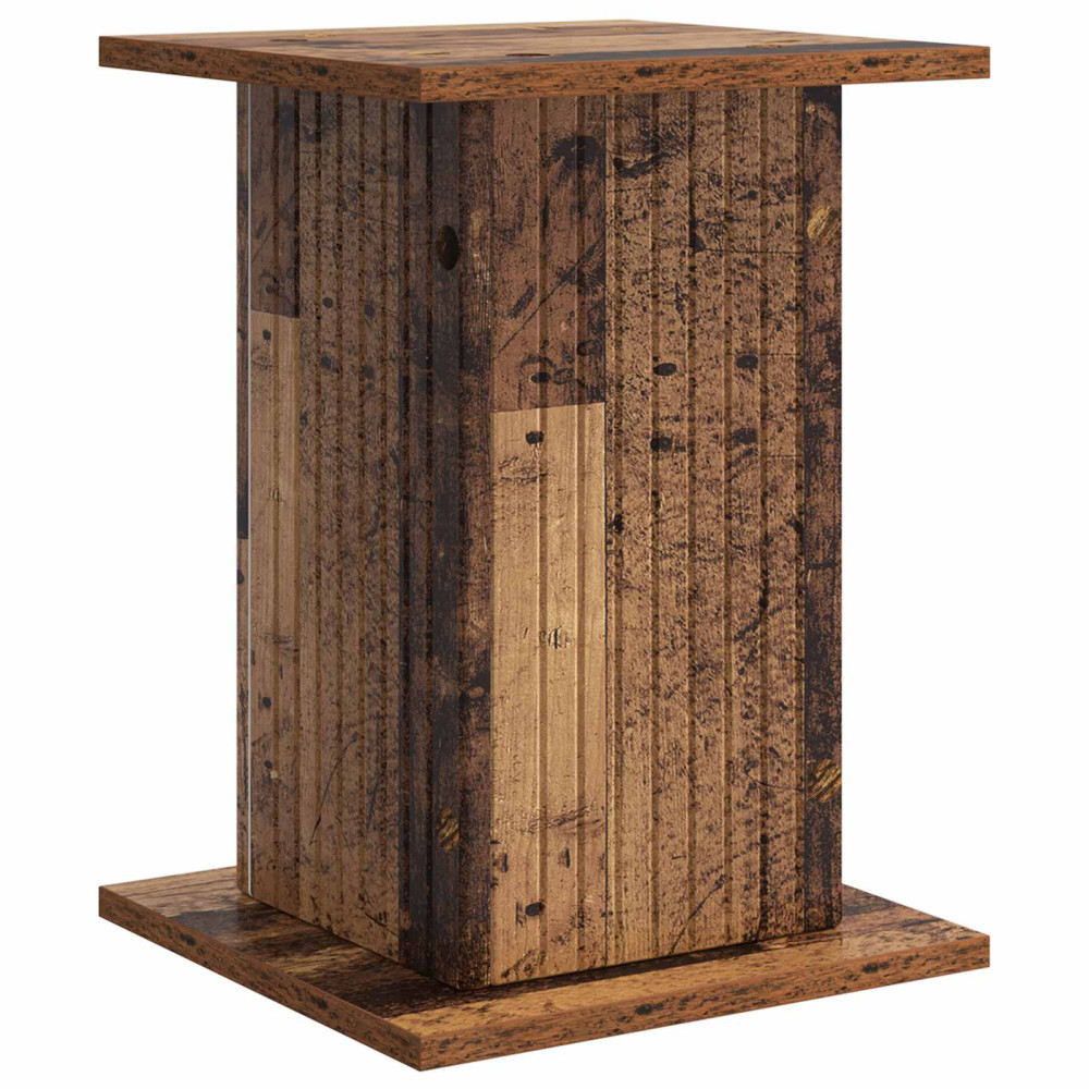 Produktbild för Växtställ 2 pcs Gammalt trä 30,5 x 30 x 43 cm Konstruerat trä