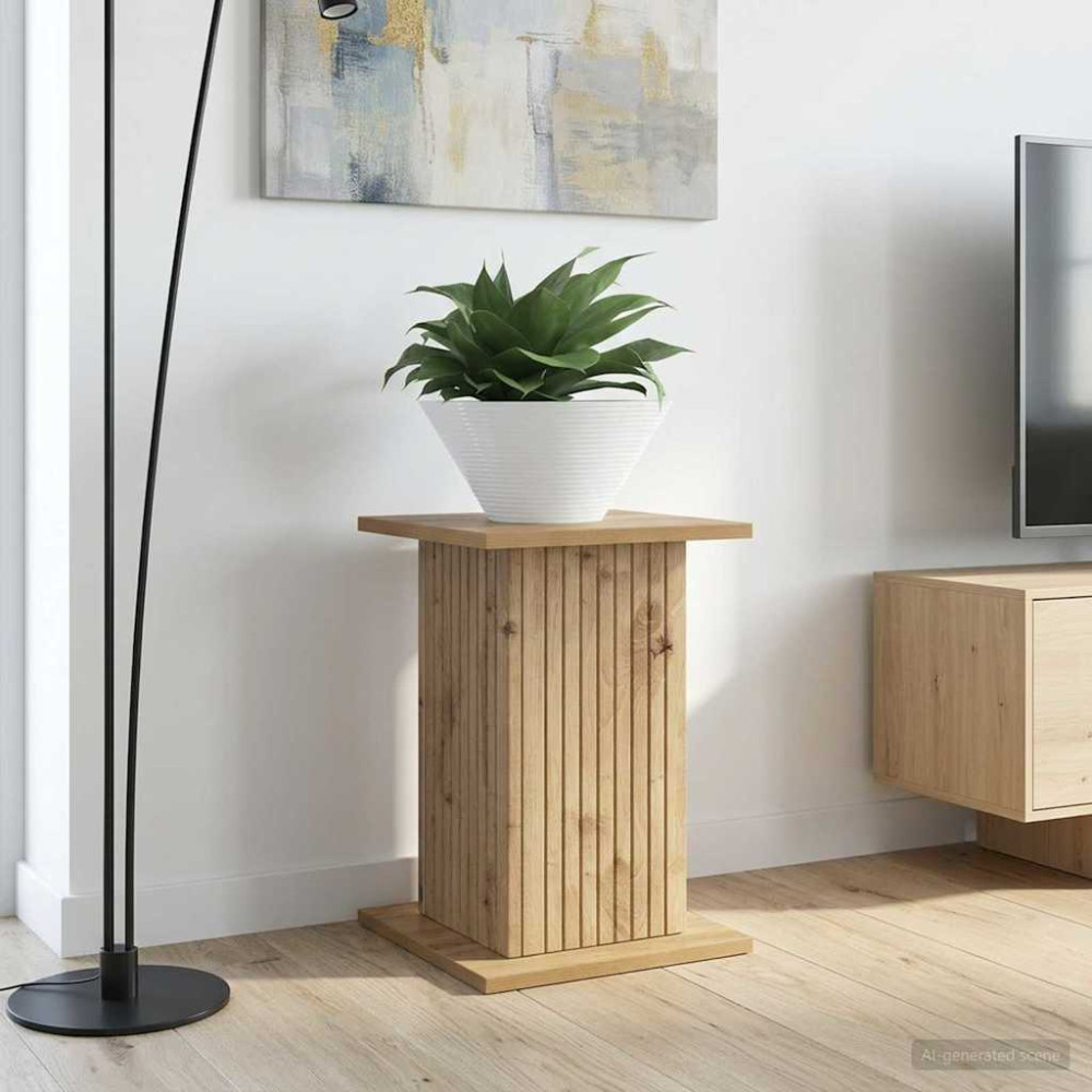 Produktbild för Växtställ 2 st Artisan-ek 30,5 x 30 x 43 cm Konstruerat trä