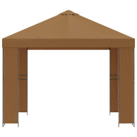 Produktbild för Paviljong 3 x 3 m Beige Polyester och Stål 190 gsm