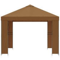 Produktbild för Paviljong 3 x 3 m Beige Polyester och Stål 190 gsm