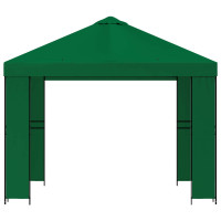 Produktbild för Paviljong 3 x 3 m Grön Polyester och Stål 190 gsm