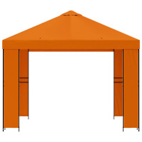 Produktbild för Paviljong 3 x 3 m Orange Polyester och Stål 190 gsm
