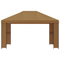 Produktbild för Paviljong 4 × 3 m Beige Polyester och Stål 190 gsm