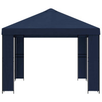 Produktbild för Paviljong 4 × 3 m Blå Polyester och Stål 190 gsm