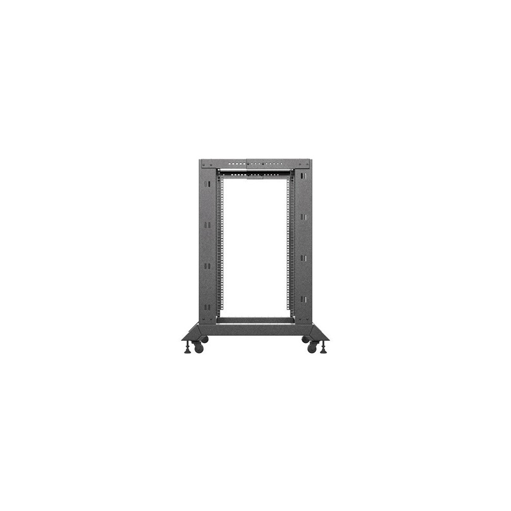 Produktbild för Lanberg OR01-6818-B, Fristående rack, 18U, 600 kg, Styrhjul,...