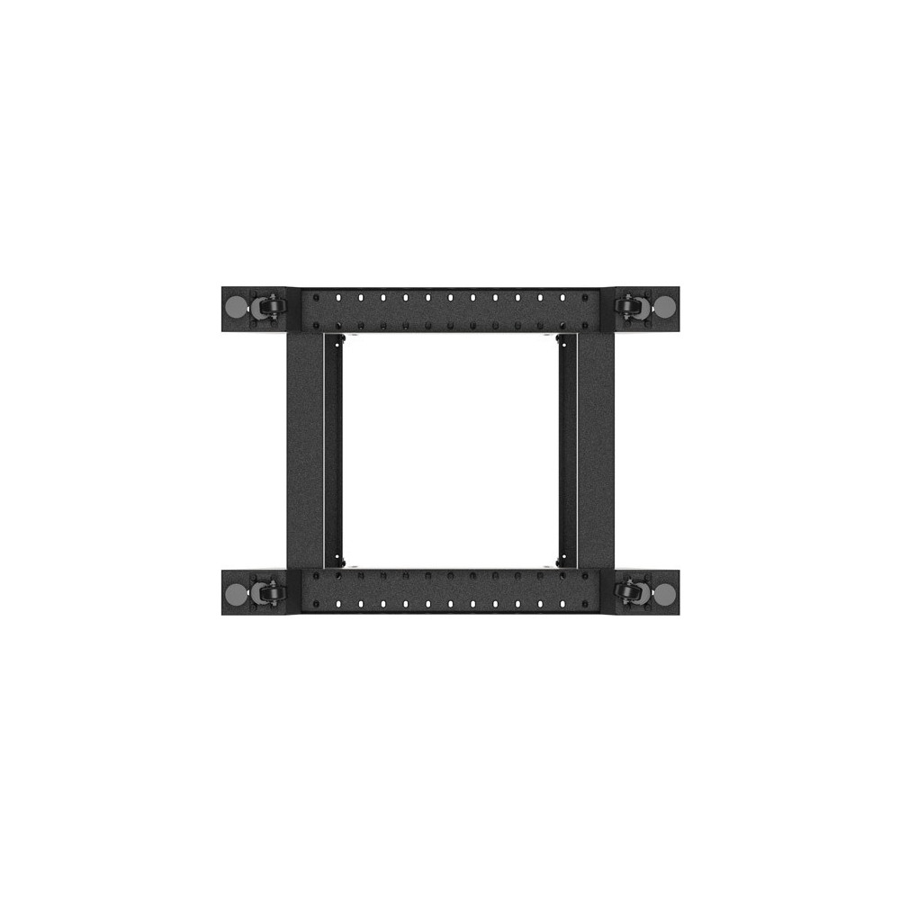 Produktbild för Lanberg OR01-6818-B, Fristående rack, 18U, 600 kg, Styrhjul,...