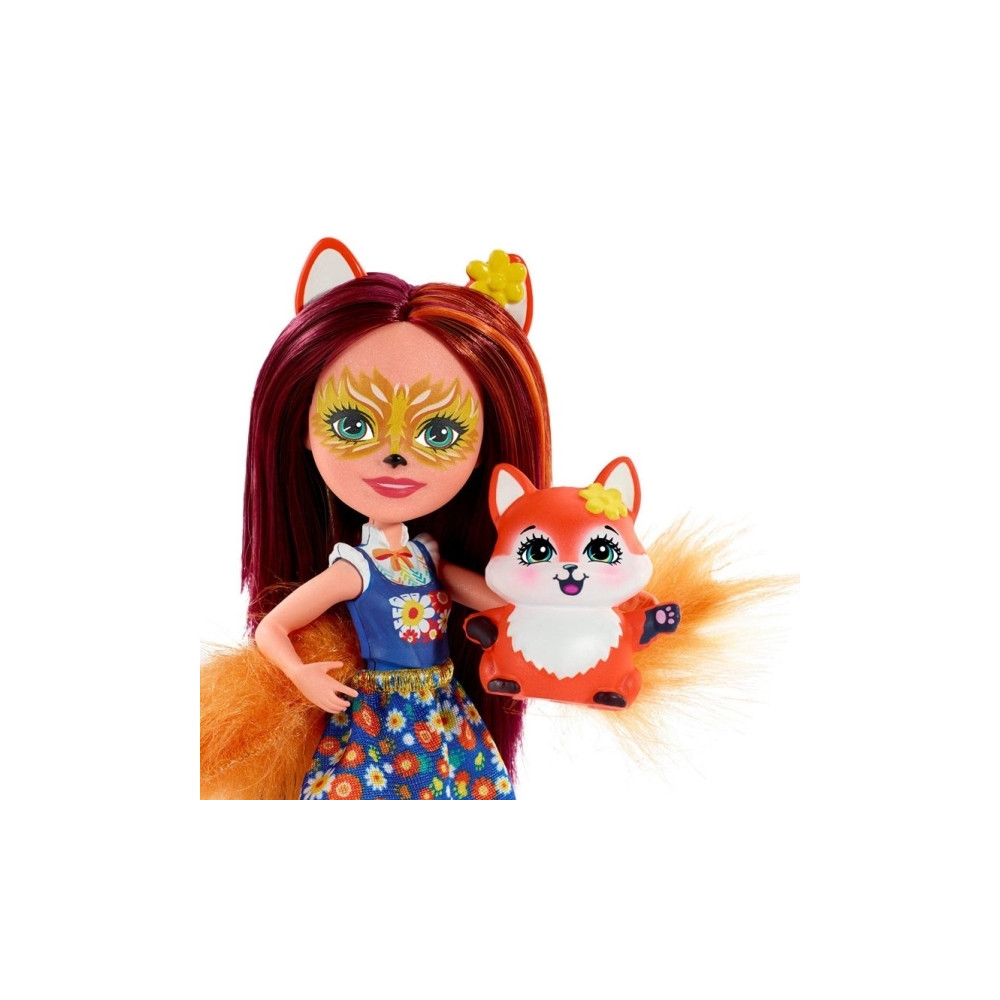 Produktbild för Enchantimals FELICITY FOX-DOCKA, Modedocka, Flicka, 4 År, Fl...