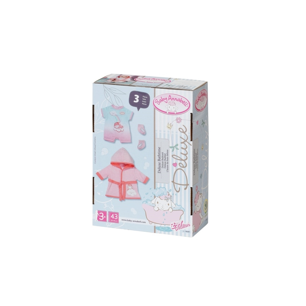 Produktbild för Baby Annabell Deluxe Bath Time, Dukkebadekarsæt, 3 År, 187,5...