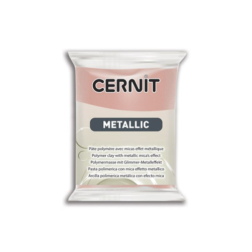 Vestergaard A/S The Clay and Paint Factory Modelina Cernit metallisk rosa-gu...