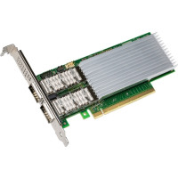 Produktbild för Intel Ethernet Network Adapter E810-CQDA2 - nätverksadapter - PCIe 4.0 x16 - 100 Gigabit QSFP28 x 2