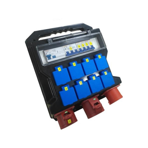 Solar Plus Byggplatscentral 32A 1x32A 5-pol CEE intag, 1x32A 5-pol CEE...