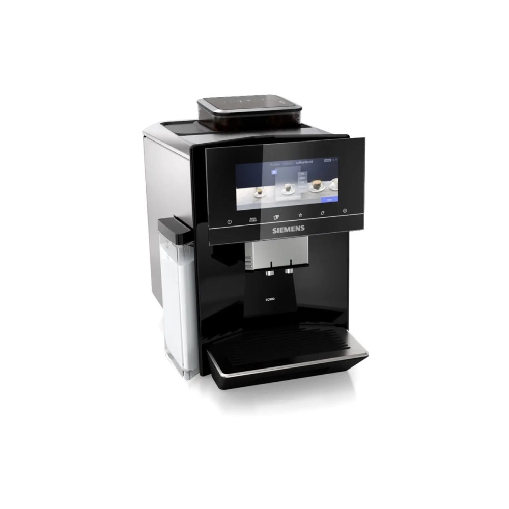 Produktbild för Siemens EQ900 TQ905DF9 - automatisk kaffekokare med mjölkskummare - 19 bar - svart / rostfritt stål