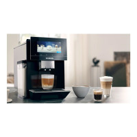 Produktbild för Siemens EQ900 TQ905DF9 - automatisk kaffekokare med mjölkskummare - 19 bar - svart / rostfritt stål