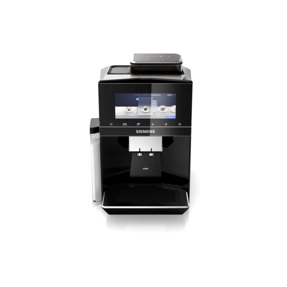 Produktbild för Siemens EQ900 TQ905DF9 - automatisk kaffekokare med mjölkskummare - 19 bar - svart / rostfritt stål
