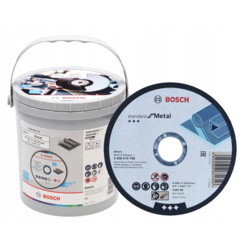 Bosch BOSCH kapskiva för metall 125 mm x 1,0 mm x 22 mm STANDARD F...