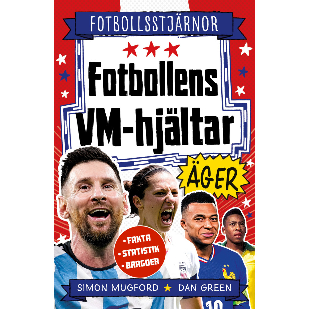 Produktbild för Fotbollens VM-hjältar äger (inbunden)