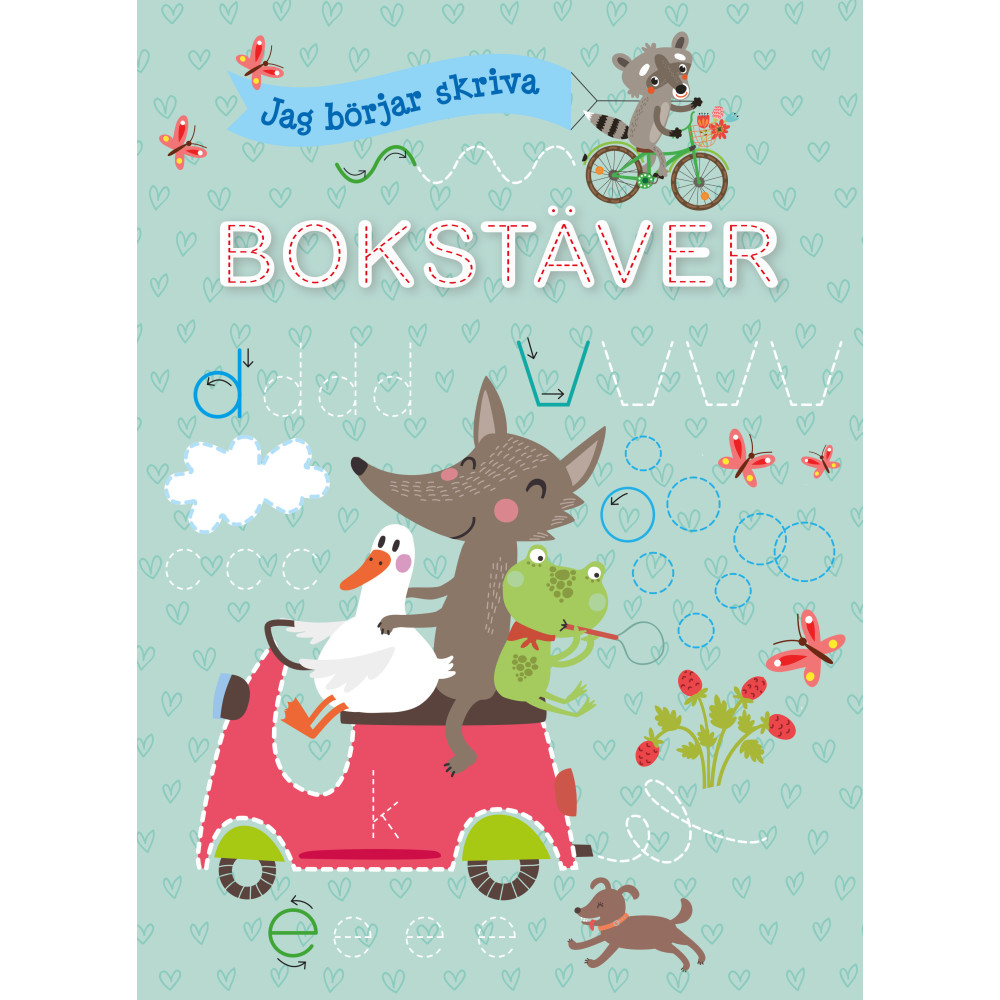 Produktbild för Jag börjar skriva bokstäver (häftad)